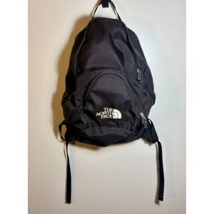 The North Face Black Backpack Daypack Laptop Bookbag Outdoor Travel Bag